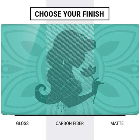 Disney Aladdin Princess Jasmine Silhouette Flower Dell Vostro Skin